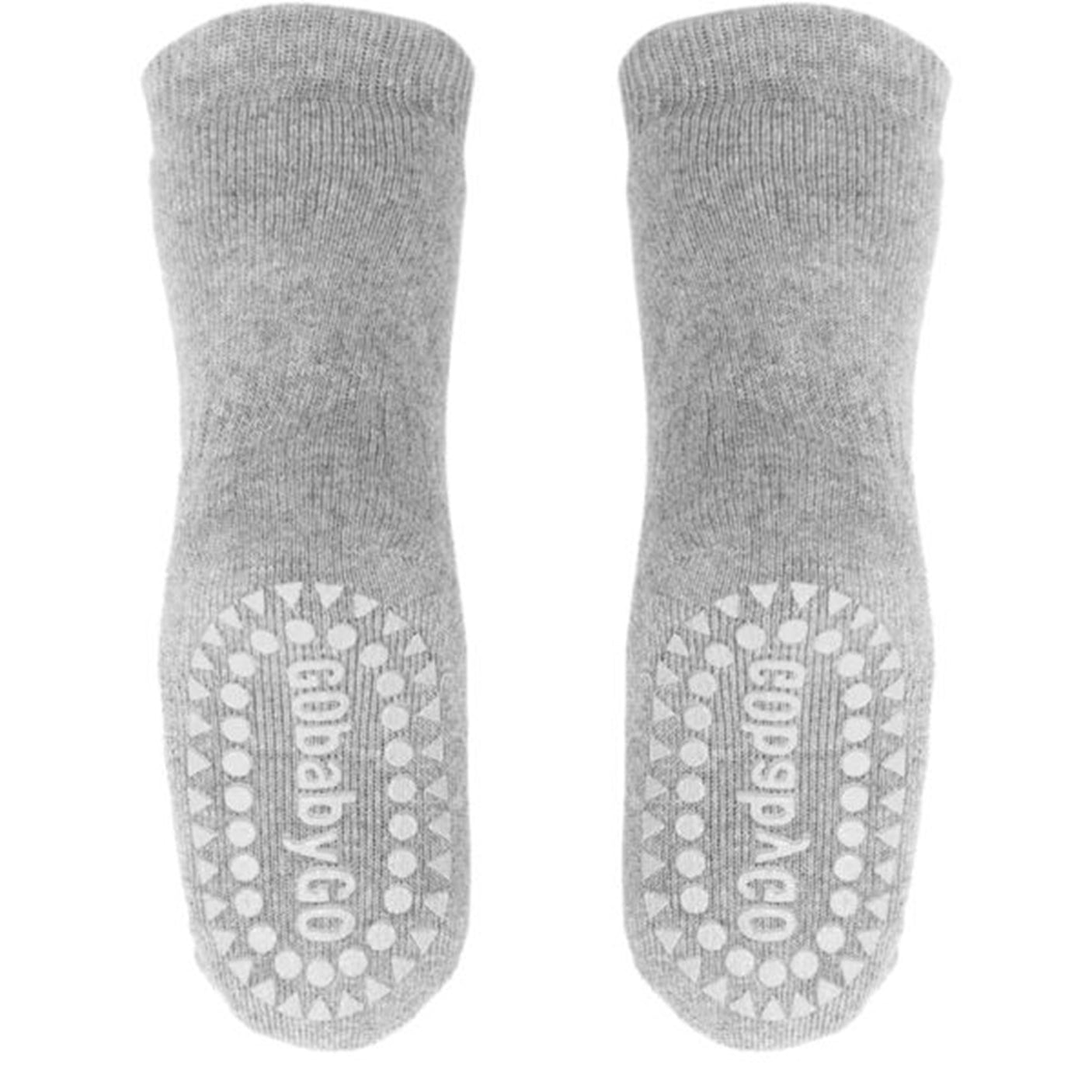GObabyGO Non-slip Socks (grey melange)