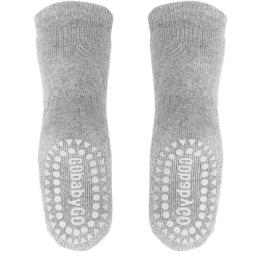 GObabyGO Non-slip Socks (grey melange)