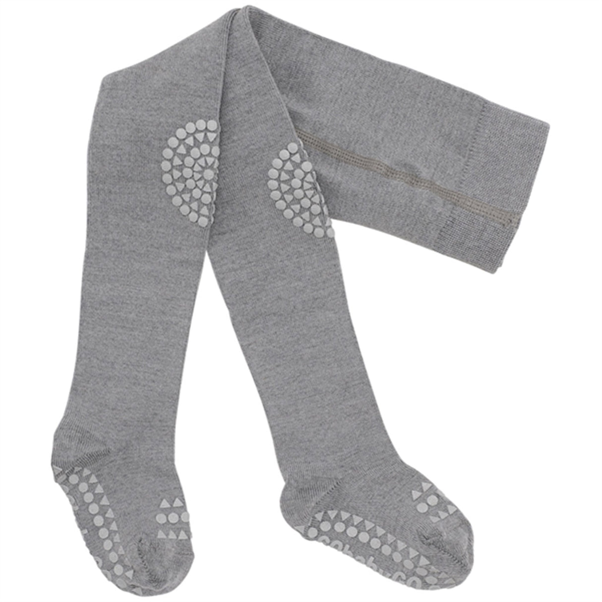 GObabyGO Crawling Tights Wool Brown Melange
