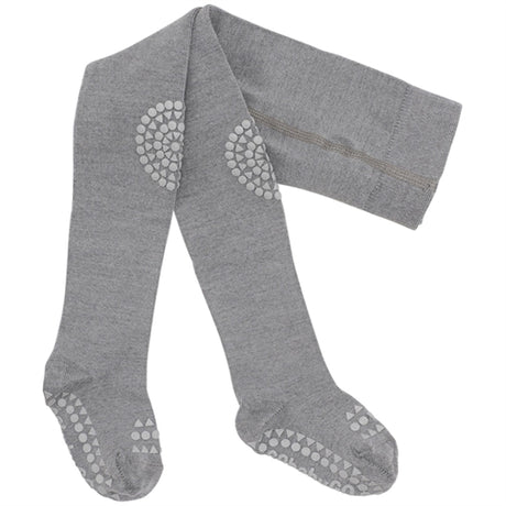 GObabyGO Crawling Tights Wool Brown Melange