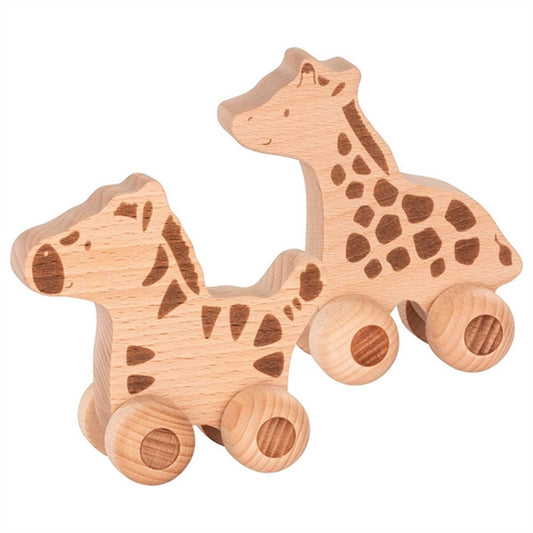 Goki Pull Along Animal - Giraffe