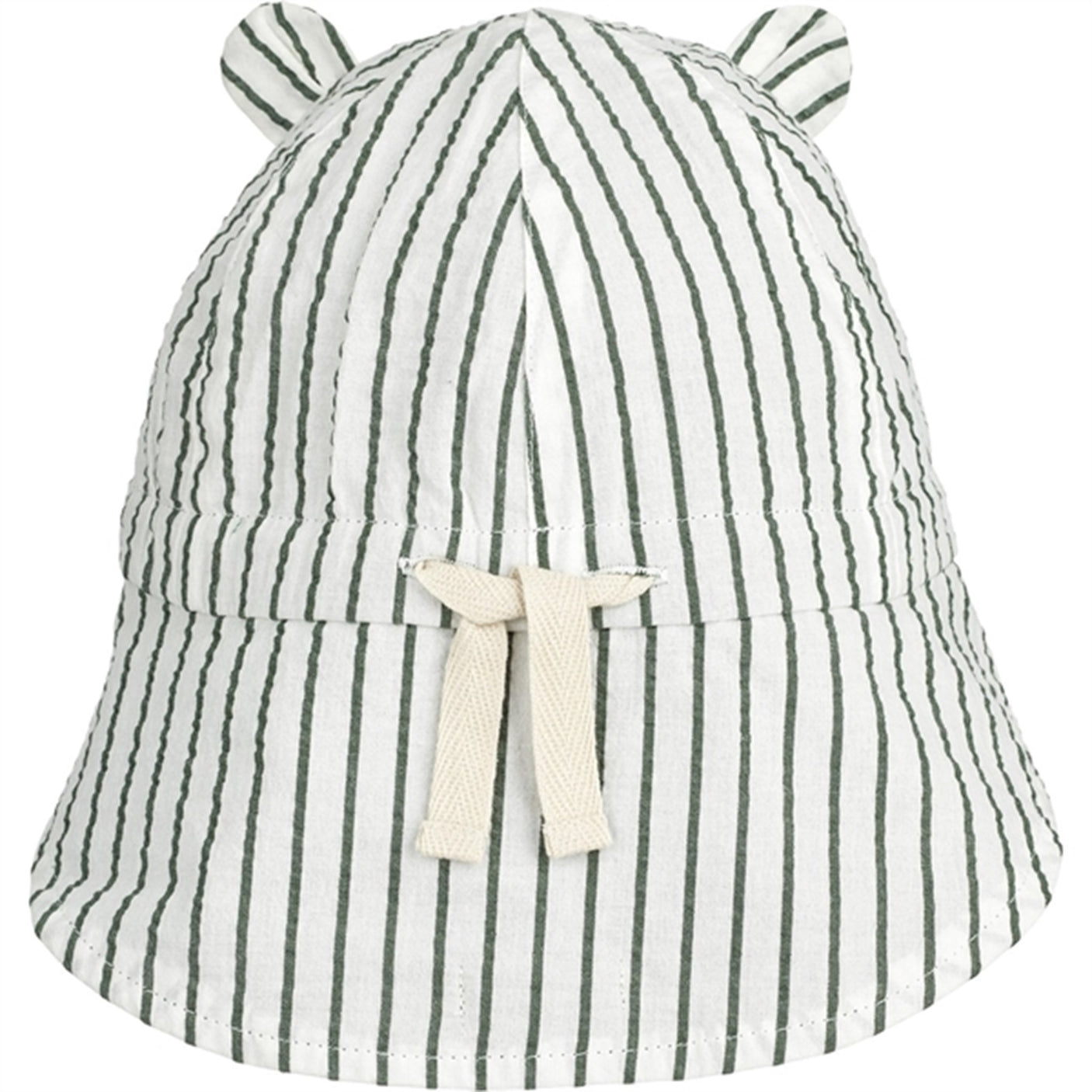 Liewood Gorm Sun Hat Stripes Garden Green/Creme De La Creme
