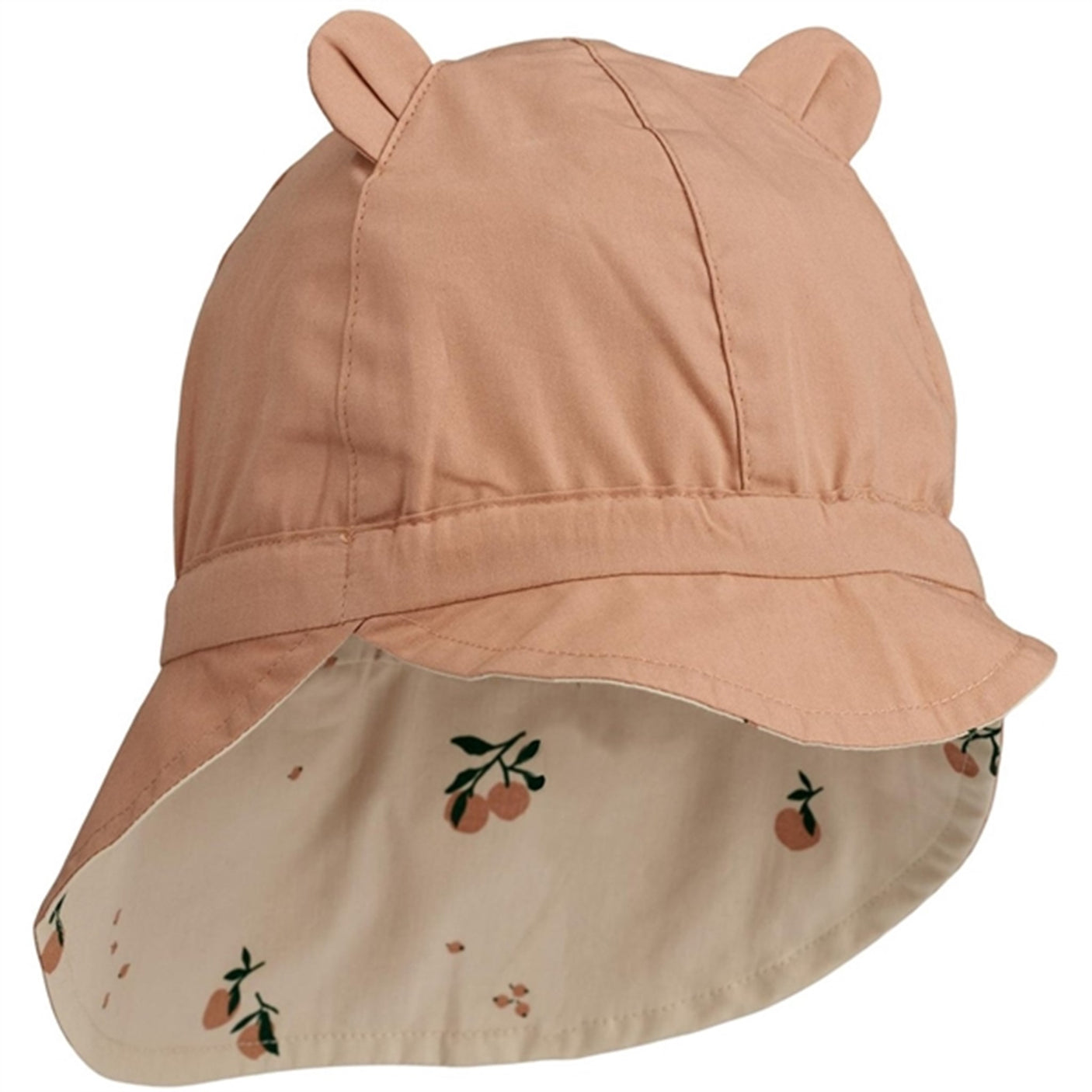 Liewood Gorm Reversible Sun Hat Peach Pale Tuscany