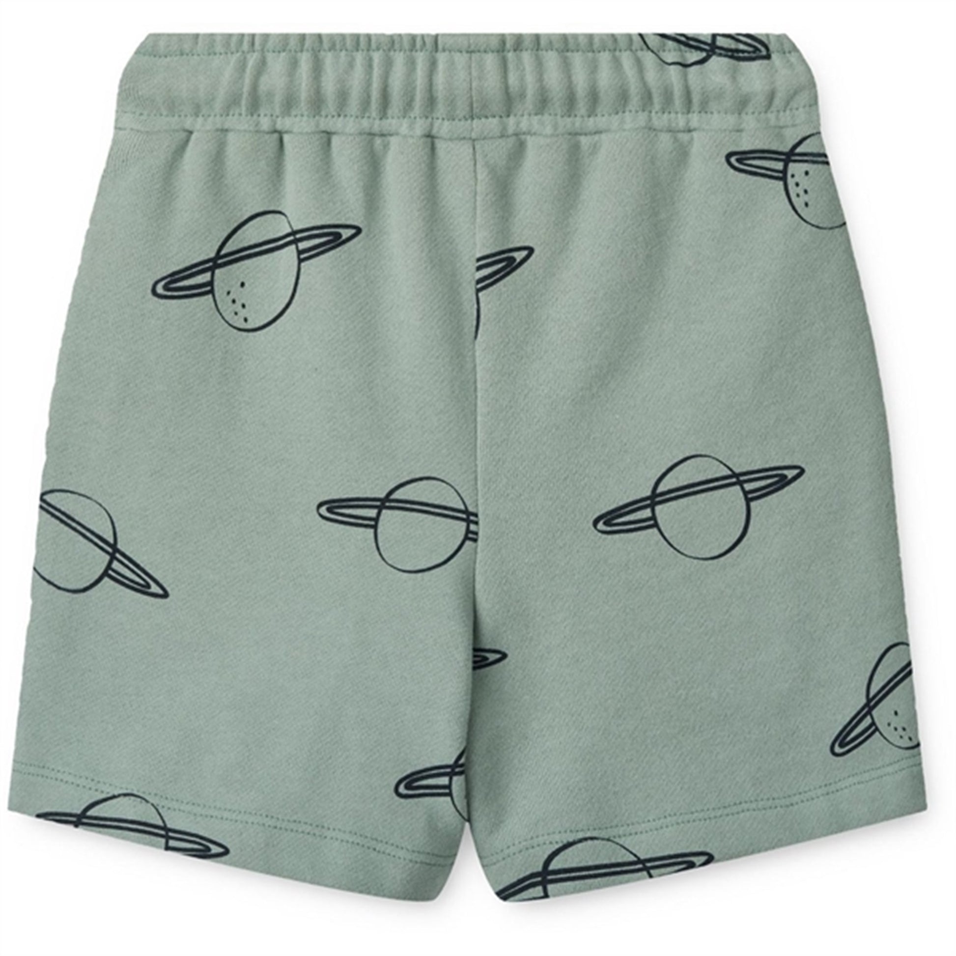 Liewood Planets/Peppermint Gram Printed Sweat Shorts