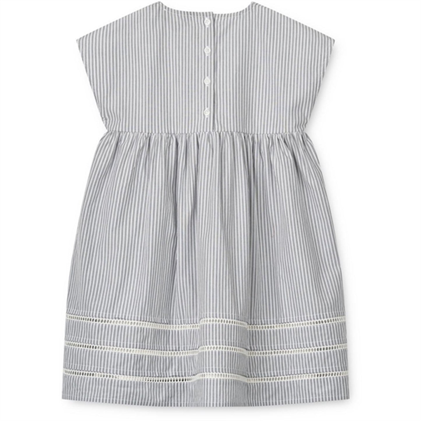 Liewood Y/D Stripe Crisp White/Whale Blue Gudrun Stripe Dress