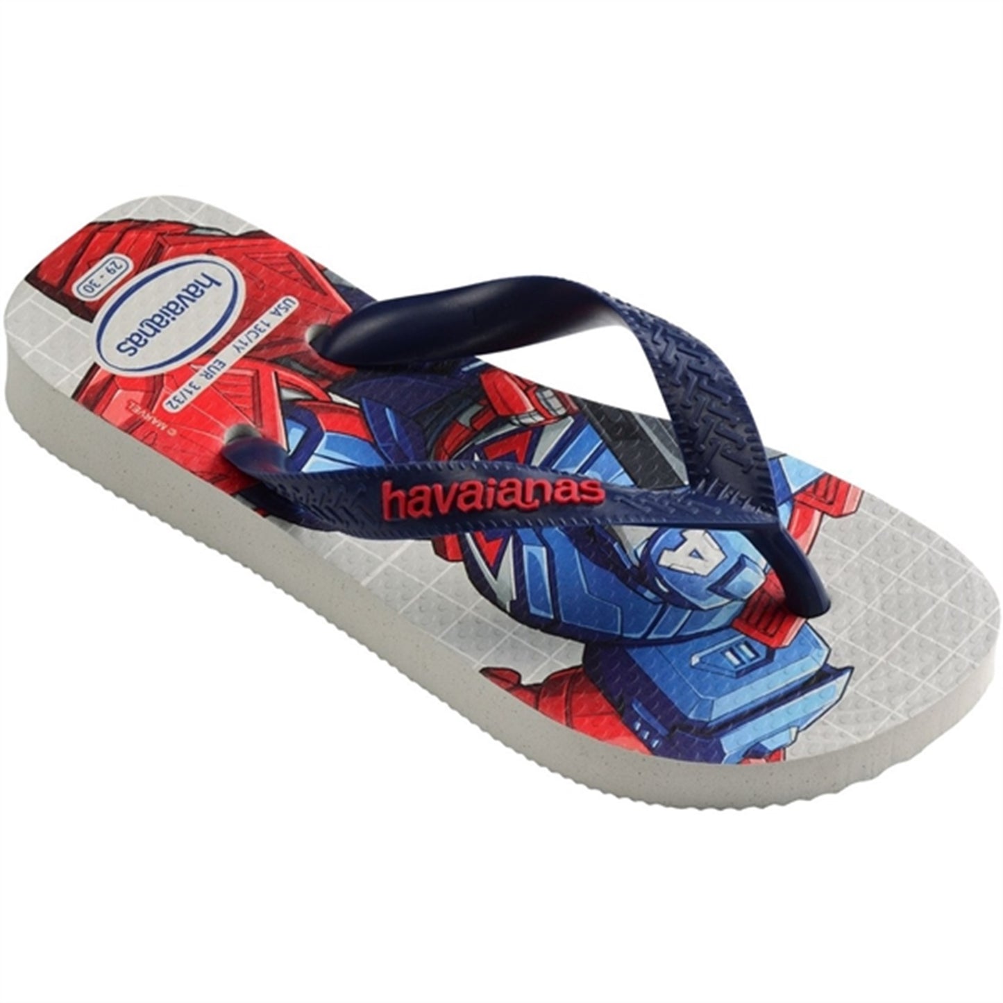 Havaianas Kids Sandals Top Marvel II White
