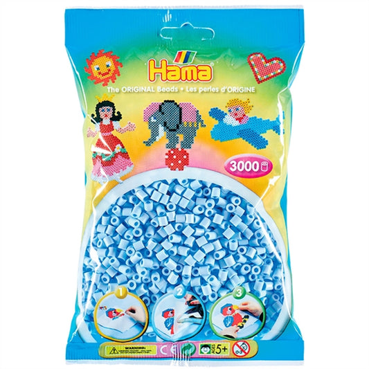 HAMA Midi Beads 3000 pcs Pastel Ice Blue