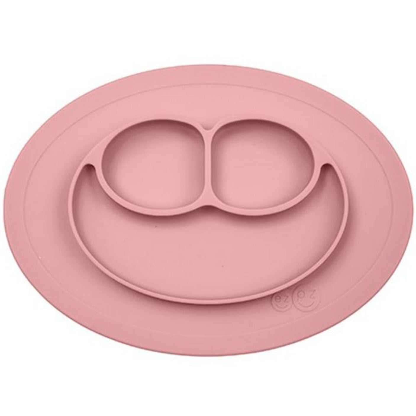 EZPZ Happy Mini Mat Placemat + Plate in One Rose