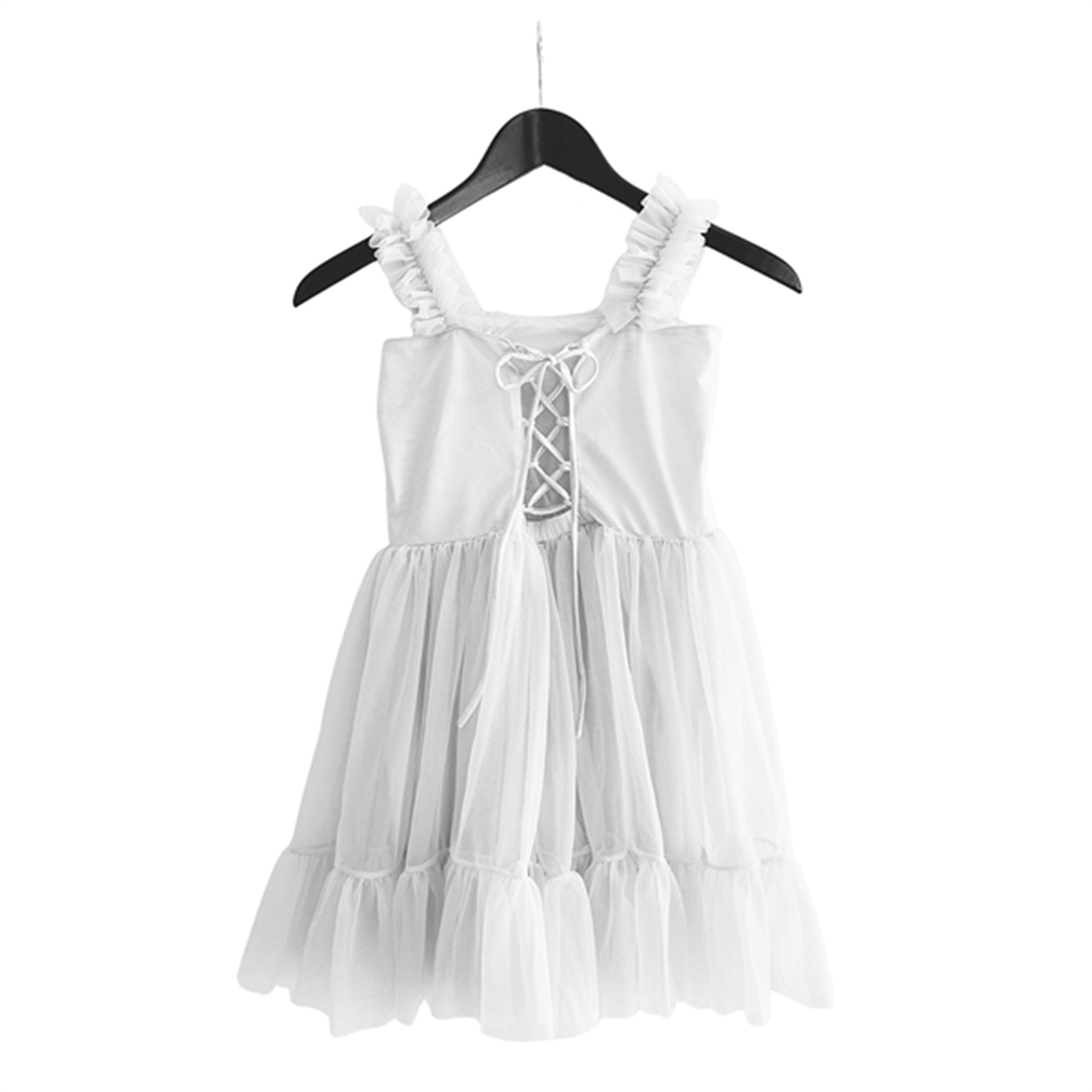 Dolly by Le Petit Heart Dress Lace Up Off White 3