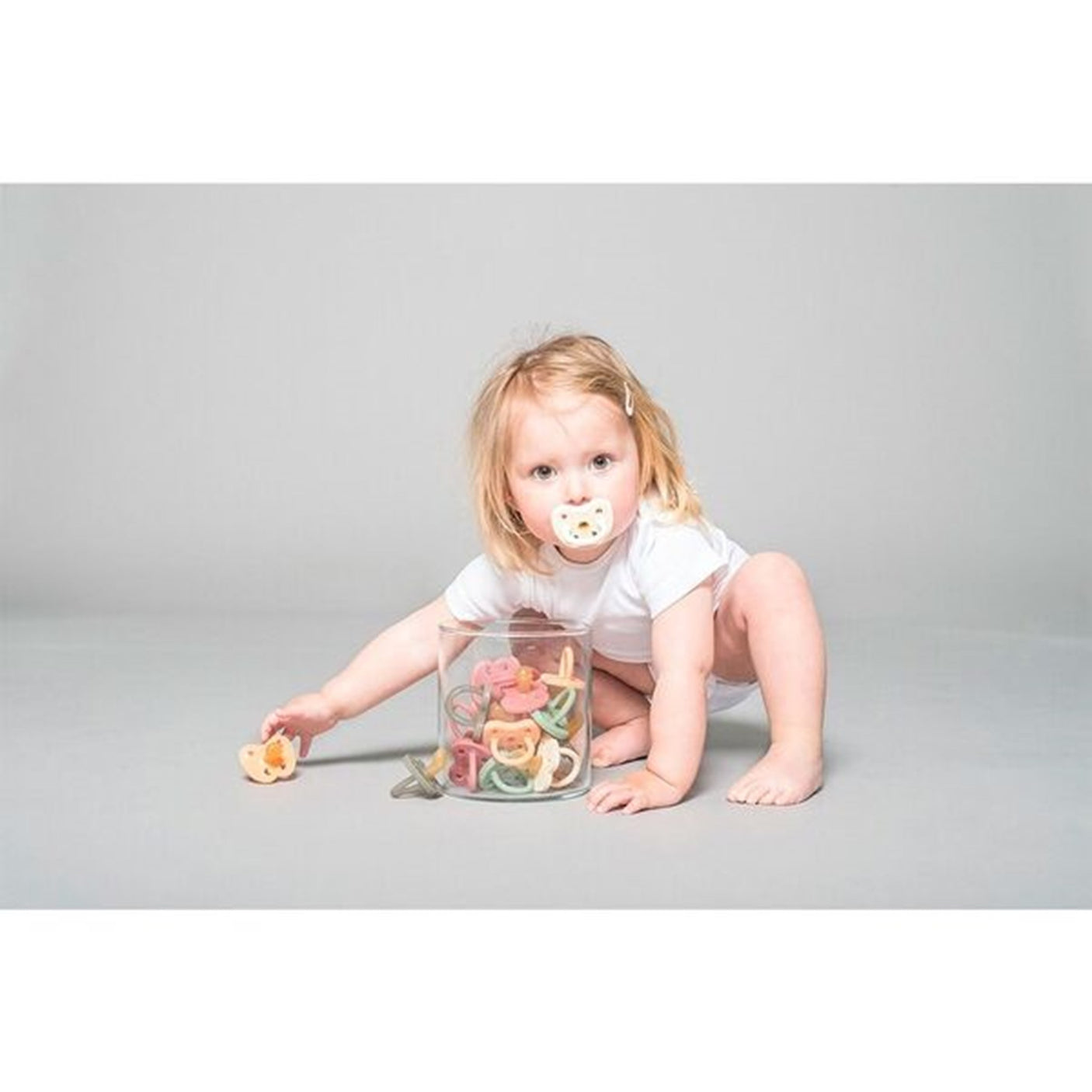 Hevea Pacifier Anatomic Milky White