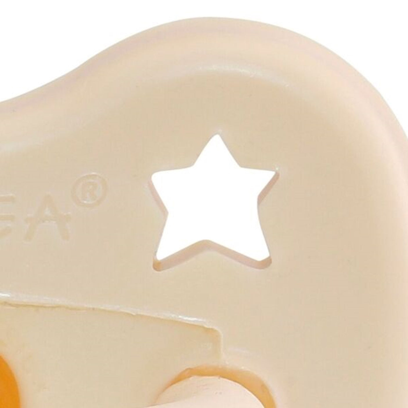 Hevea Pacifier Anatomic Milky White