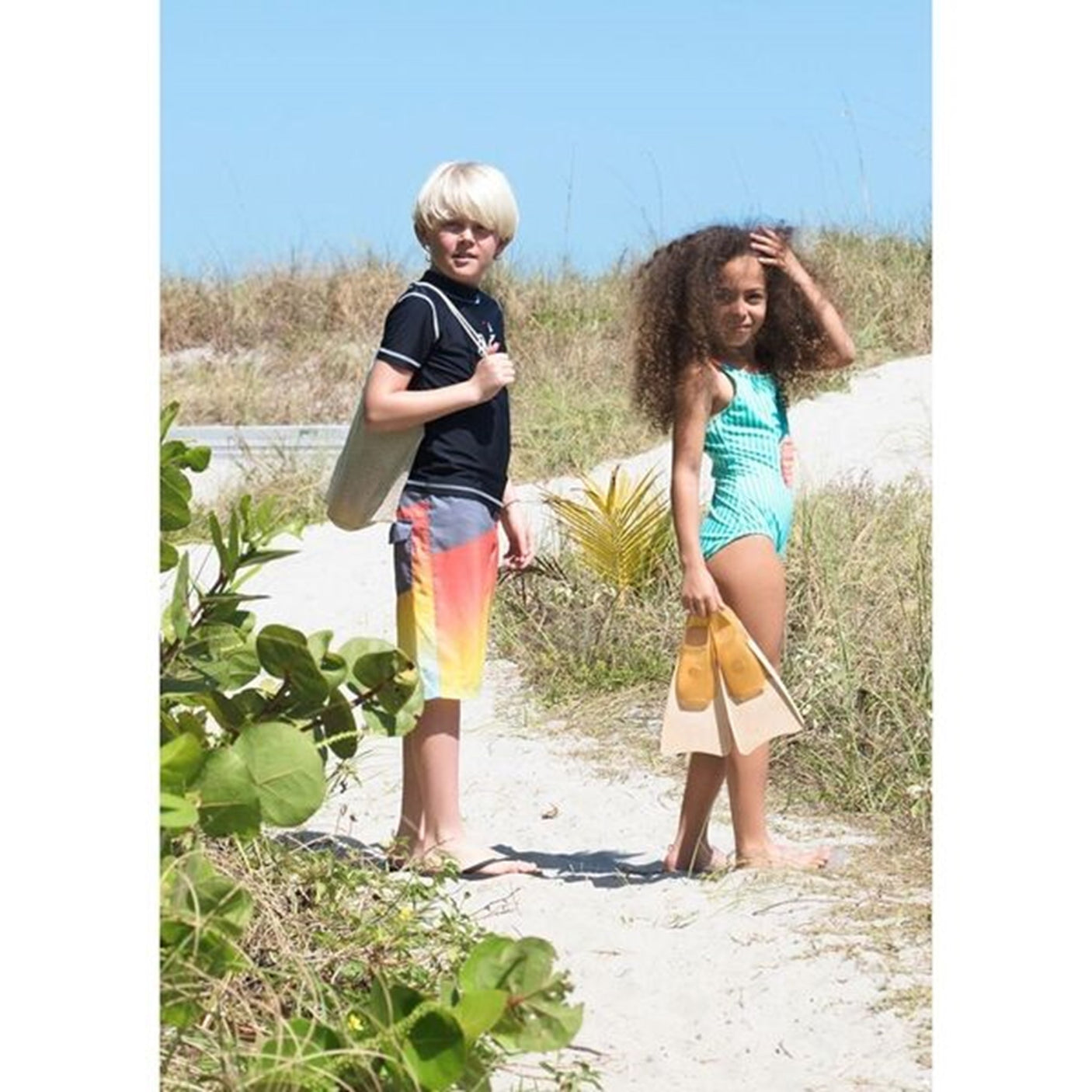 Hevea Peach Swim Finns