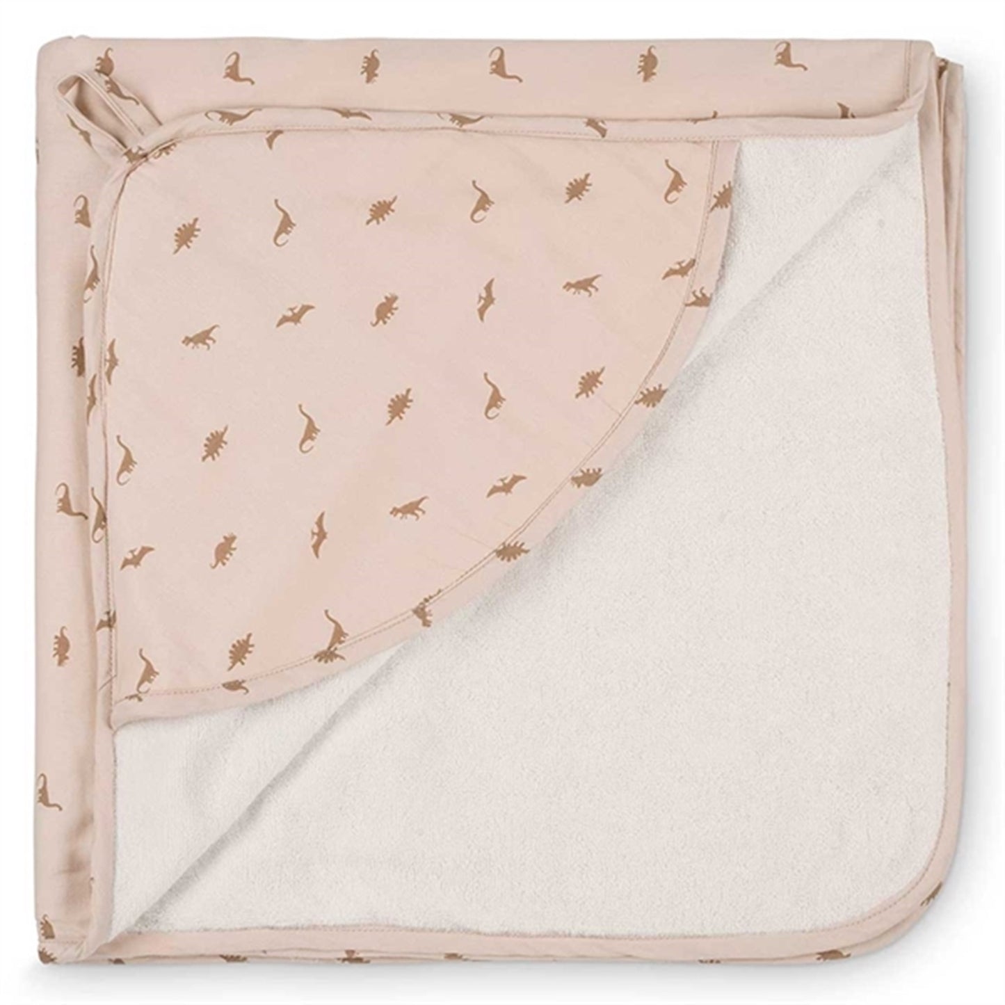 That's Mine Hooded Towel Dinosaur Oatmeal