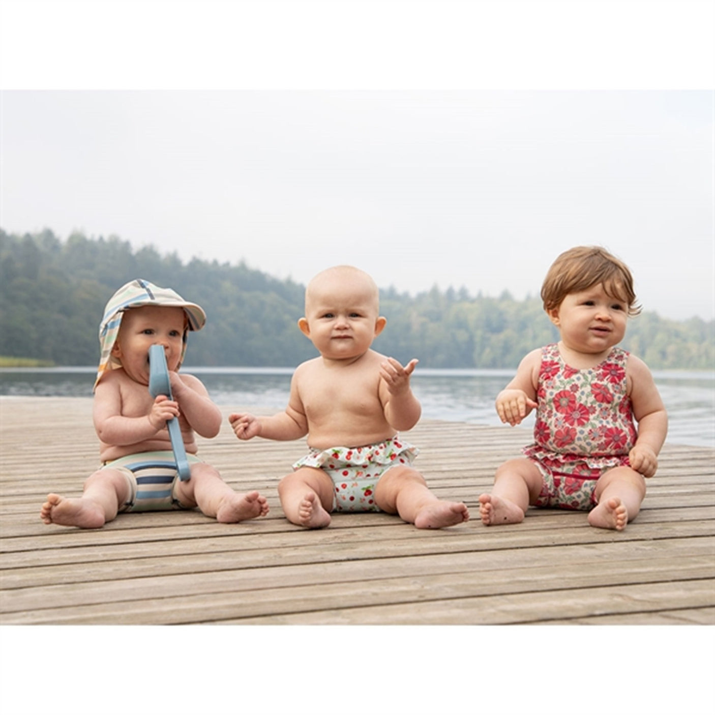 Hust & Claire Peony Blue Harumi Swimpants