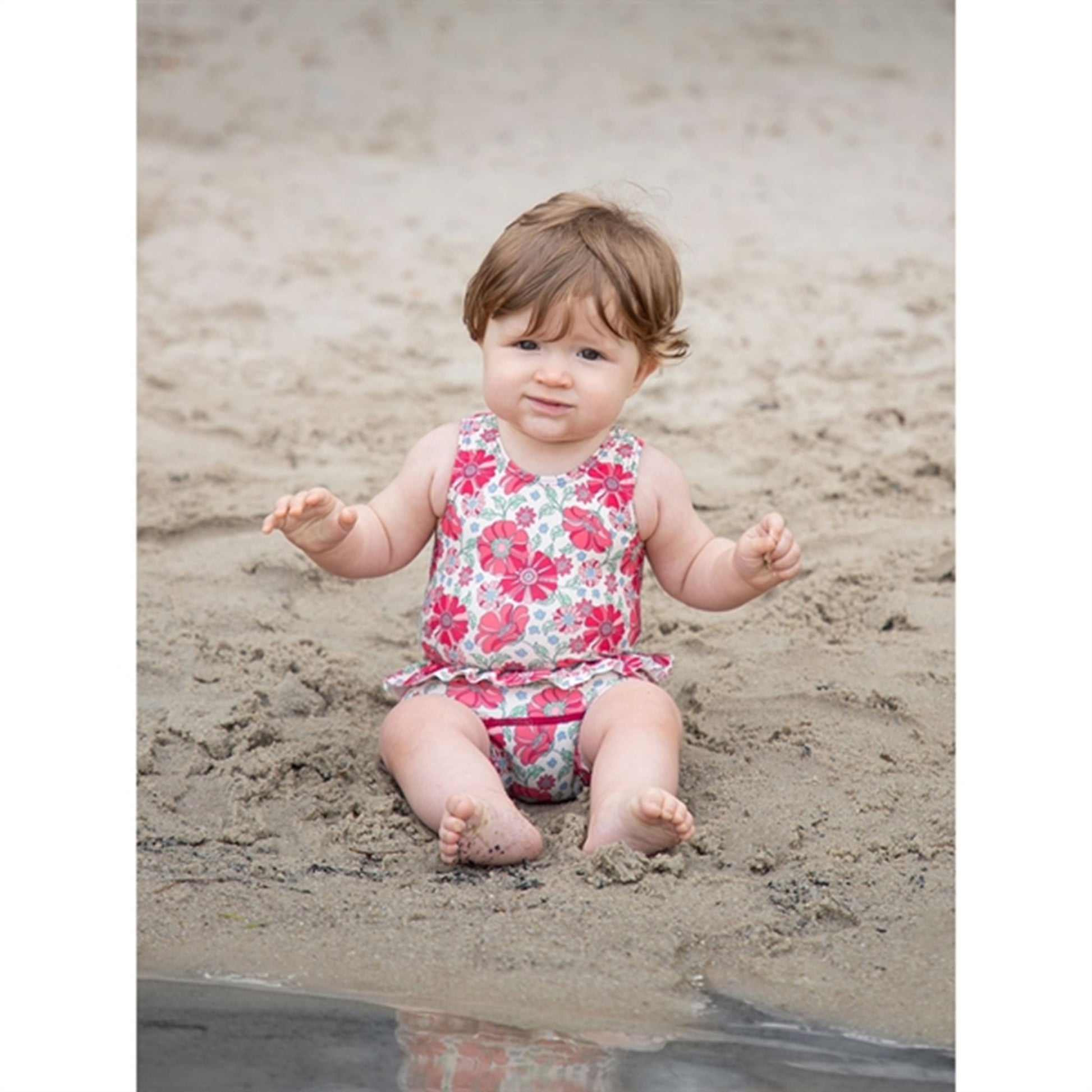 Hust & Claire Soft Pink Maddie Diaper Swimsuit