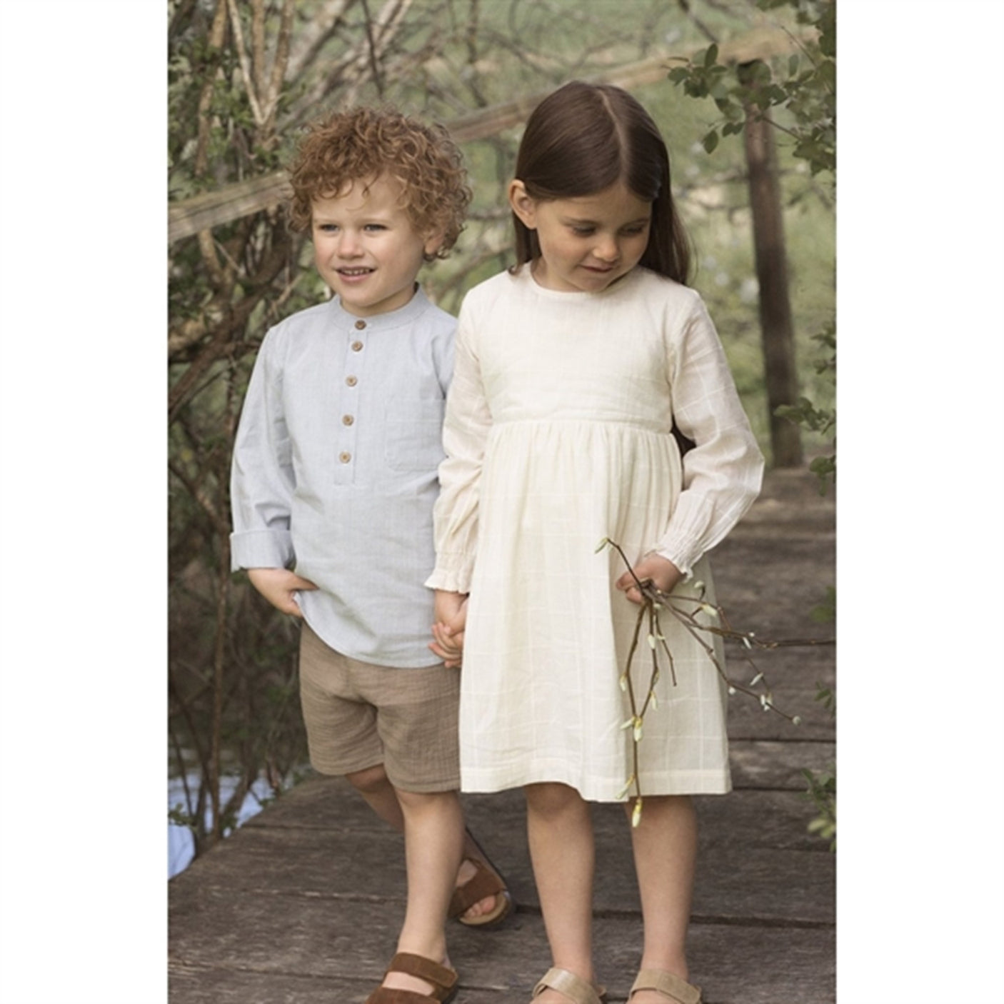 Huttelihut Woven Eggnog Dress