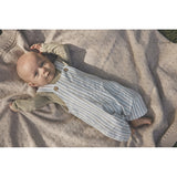 Huttelihut Woven Stripe Silver Sage Onesie w. Lining
