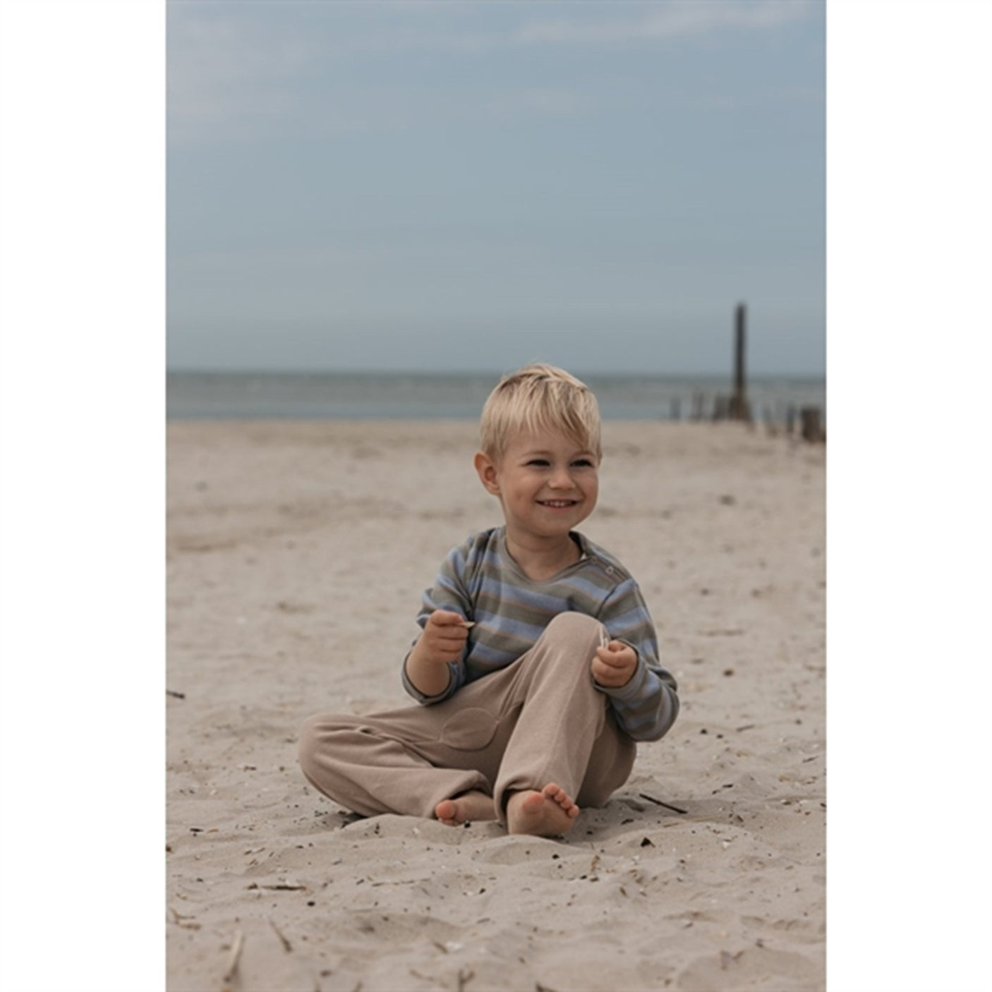 Petit Piao® Simply Taupe Sweatpants Waffle