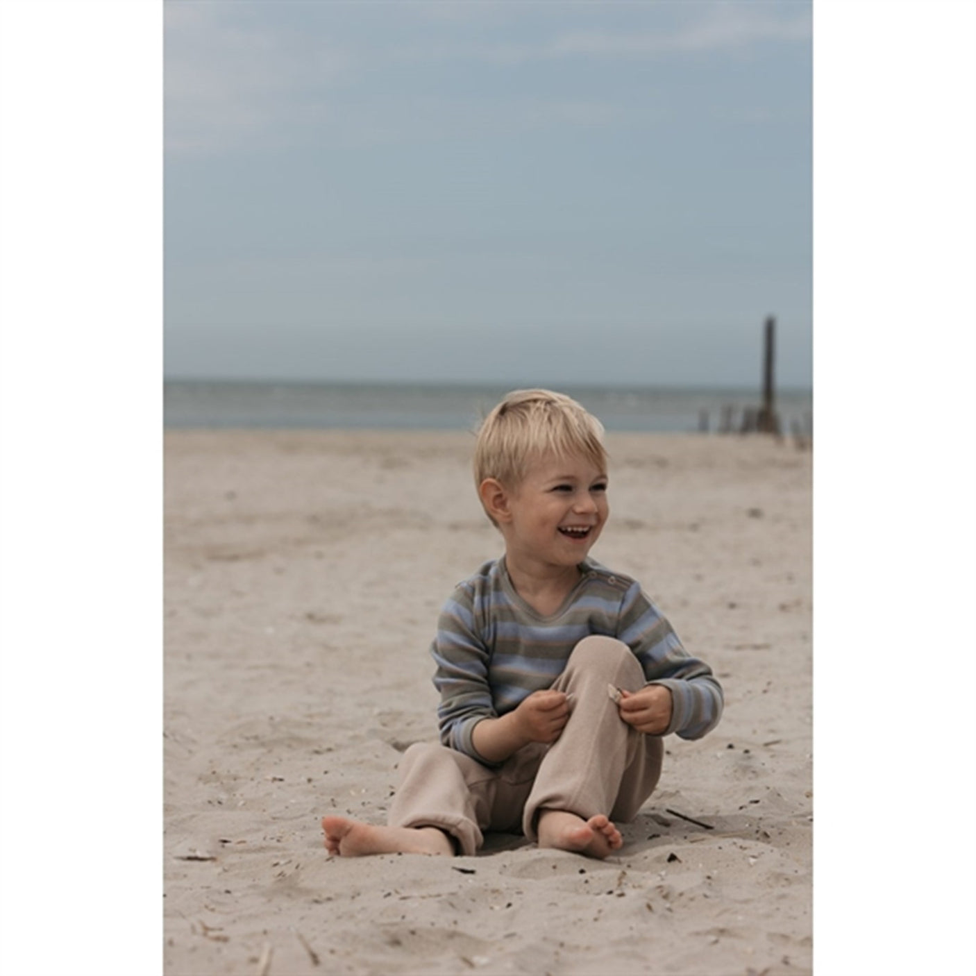 Petit Piao® Simply Taupe Sweatpants Waffle