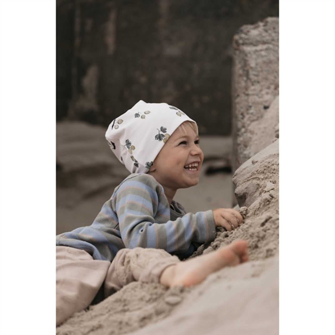 Petit Piao® Green Shadow Blouse Modal Double Striped