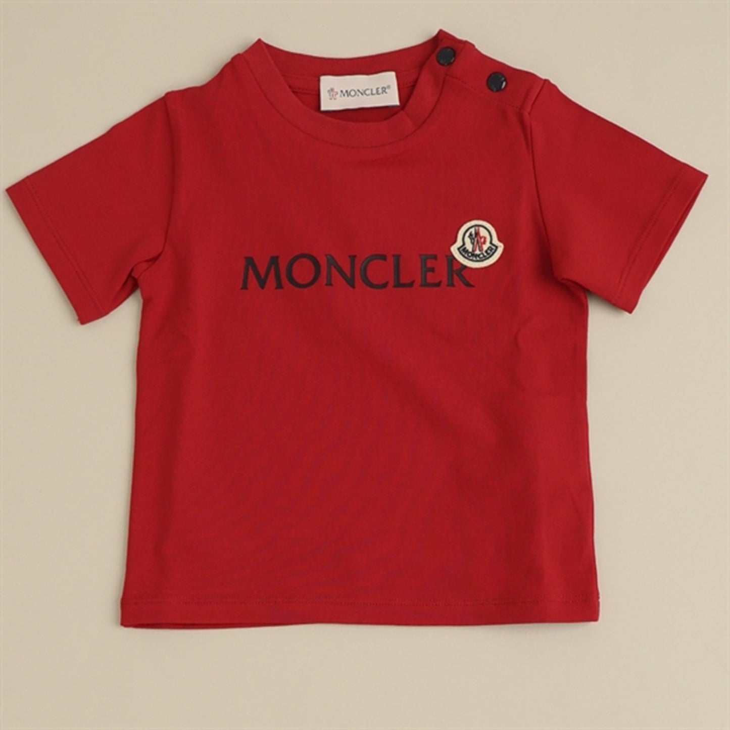 Moncler T-Shirt and Shorts Set Rose Red