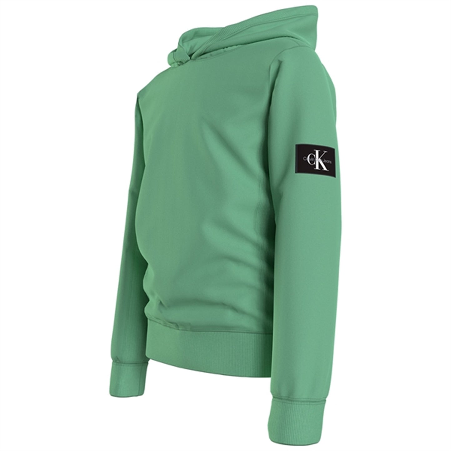 Calvin Klein Badge Rib Hoodie Neptunes Wave