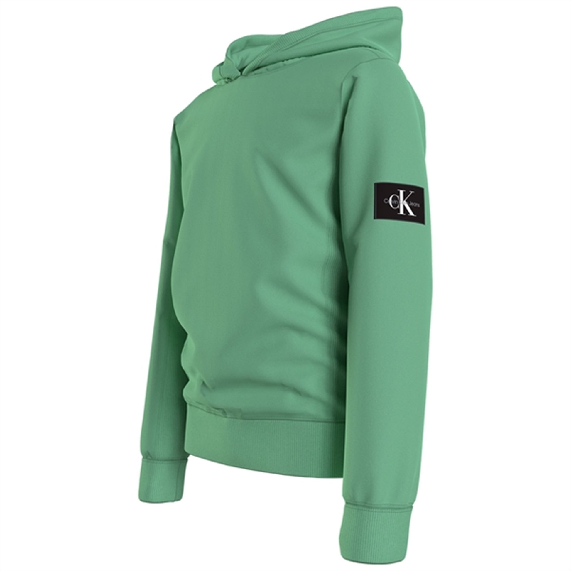 Calvin Klein Badge Rib Hoodie Neptunes Wave