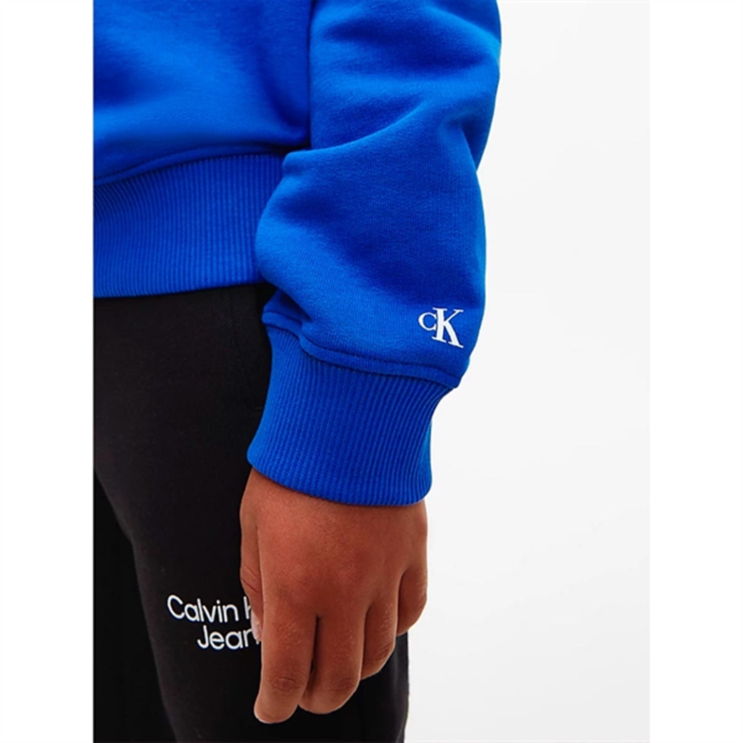 Calvin Klein Stack Logo Hoodie Ultra Blue