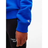 Calvin Klein Stack Logo Hoodie Ultra Blue