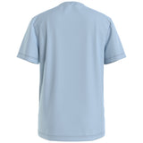 Calvin Klein Stack Logo V-Neck T-Shirt Keepsake Blue