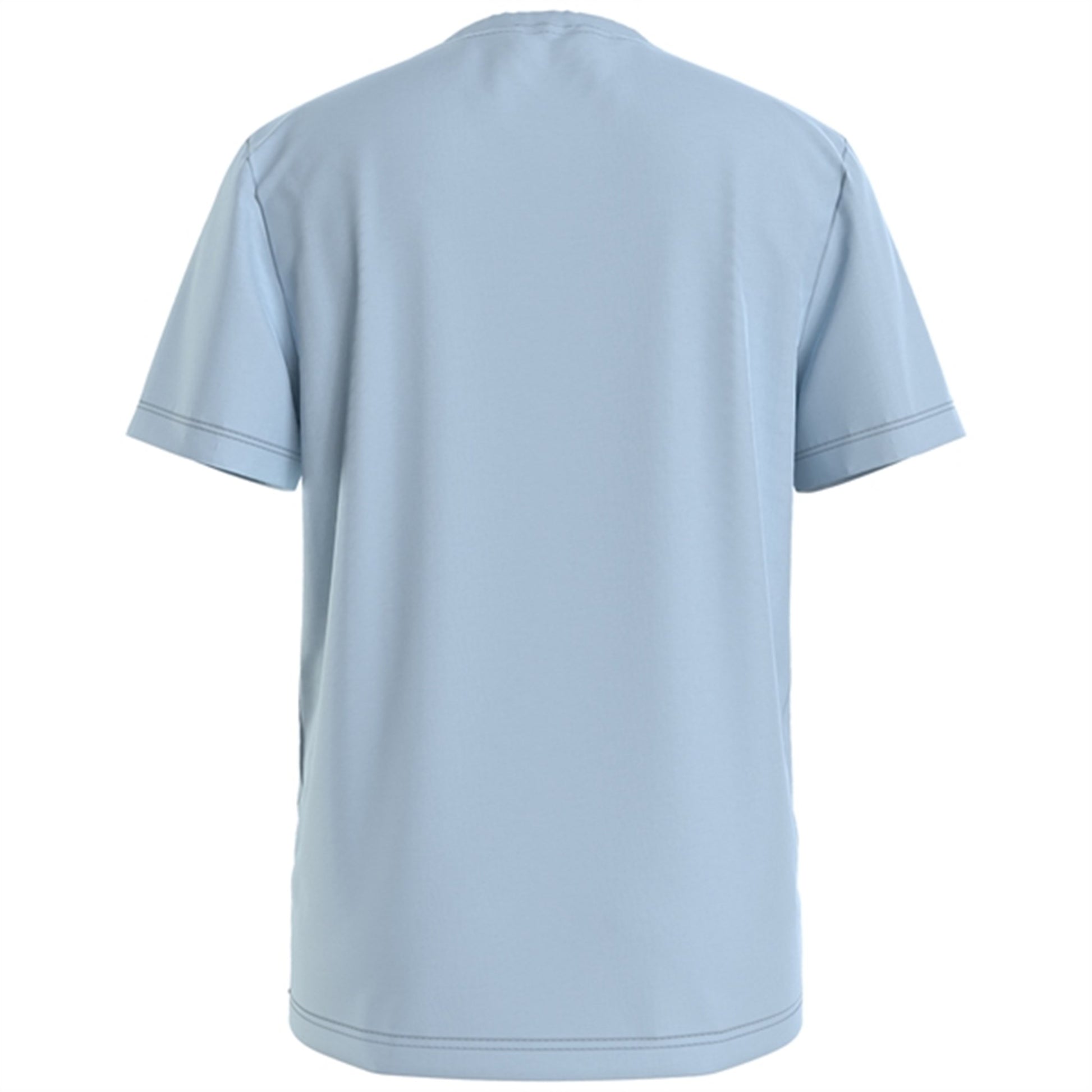 Calvin Klein Stack Logo V-Neck T-Shirt Keepsake Blue