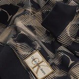 Calvin Klein Multi Monogram AOP Hoodie Black