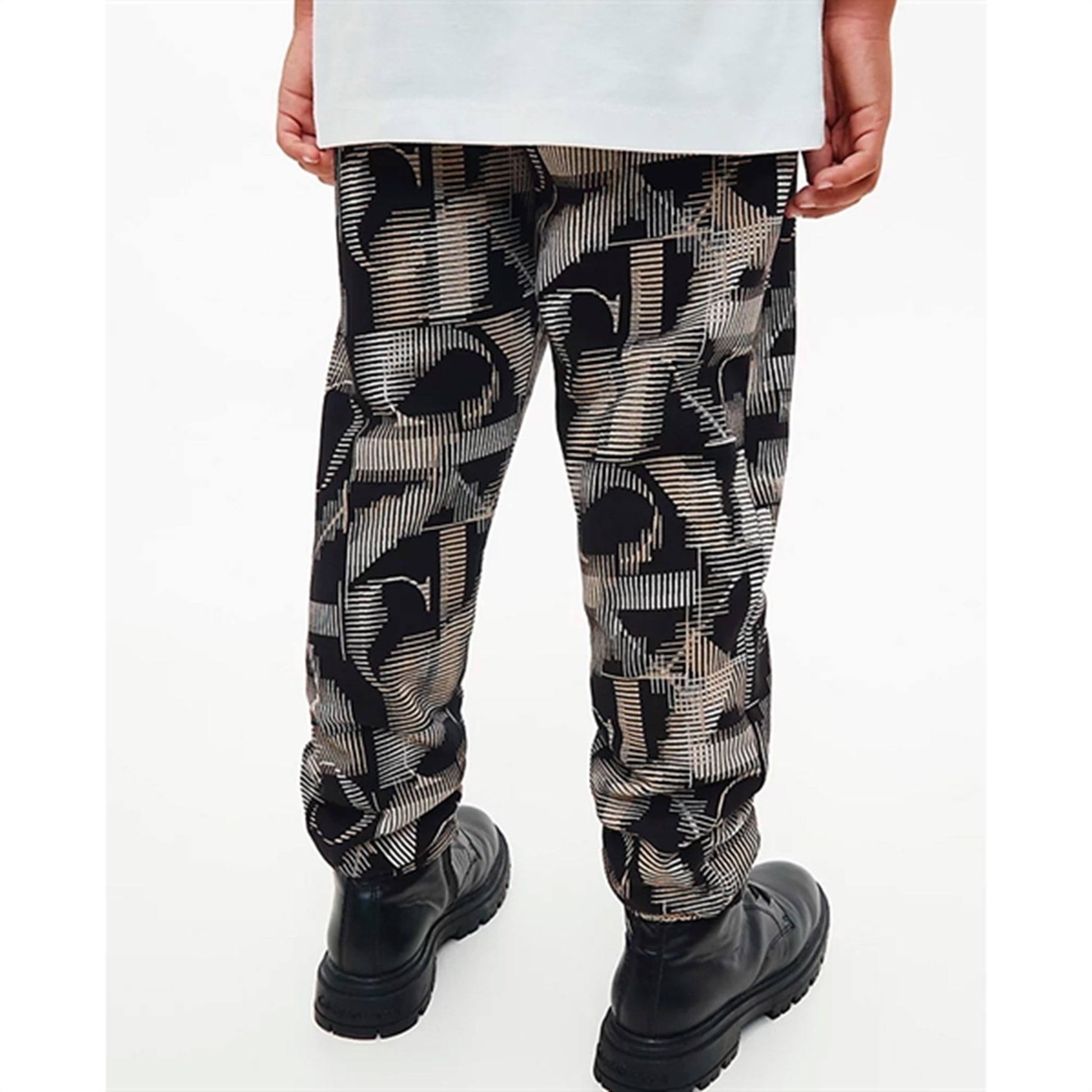 Calvin Klein Multi Monogram AOP Pants Black