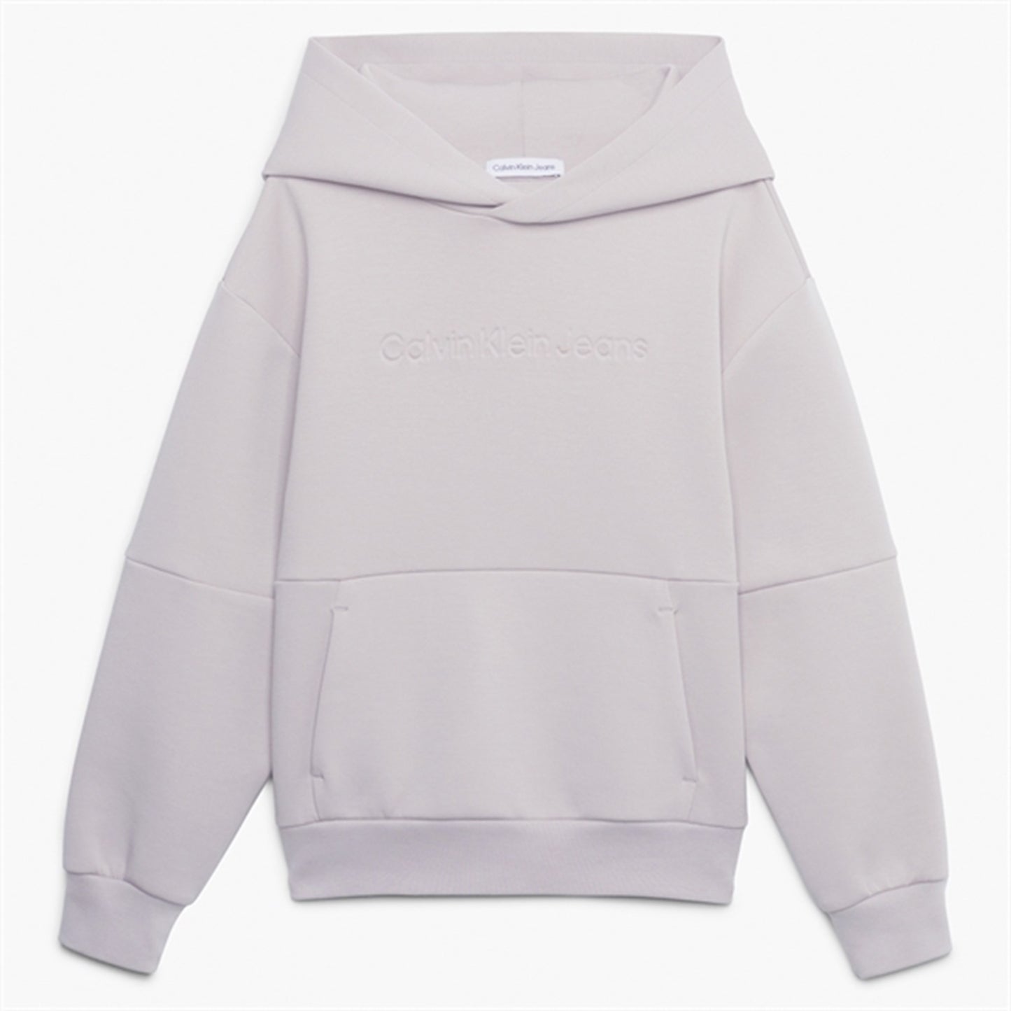 Calvin Klein Spacer Debossed Logo Hoodie Porpoise