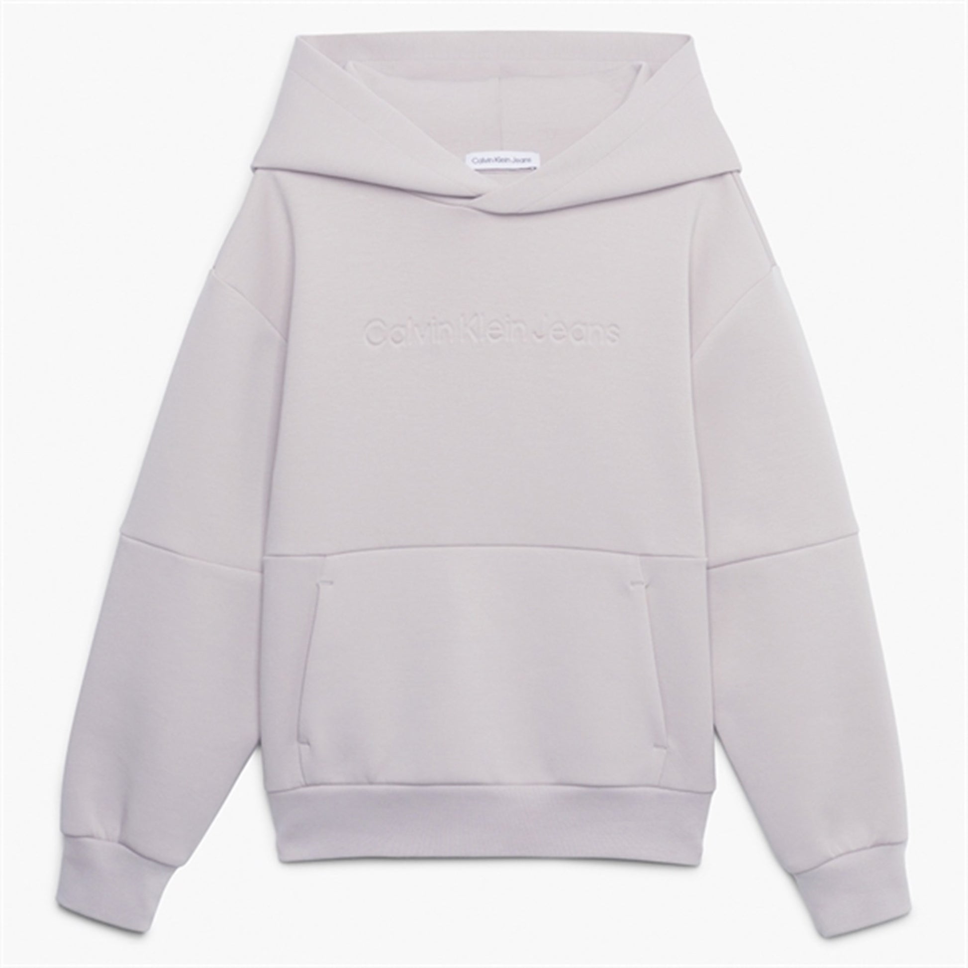 Calvin Klein Spacer Debossed Logo Hoodie Porpoise