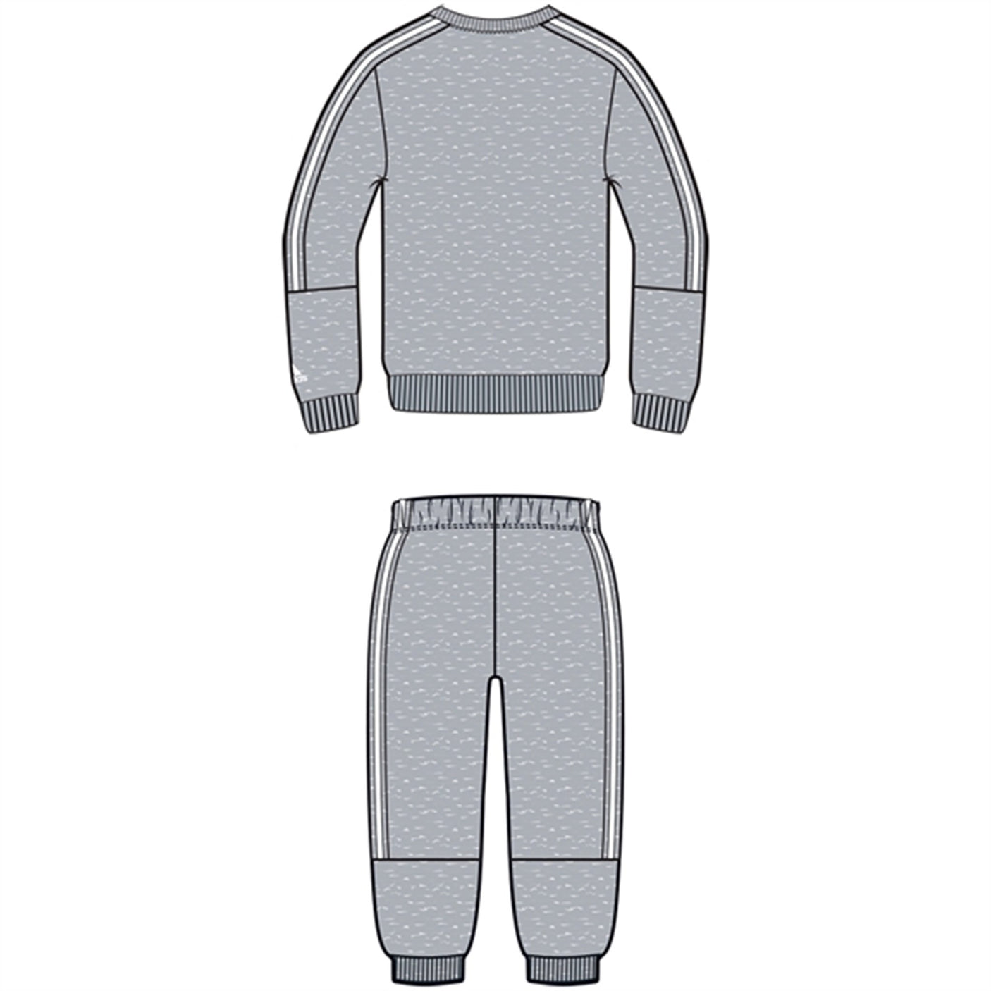 adidas Light Grey Heather Sweat Set