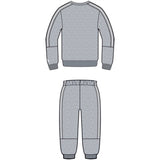 adidas Light Grey Heather Sweat Set