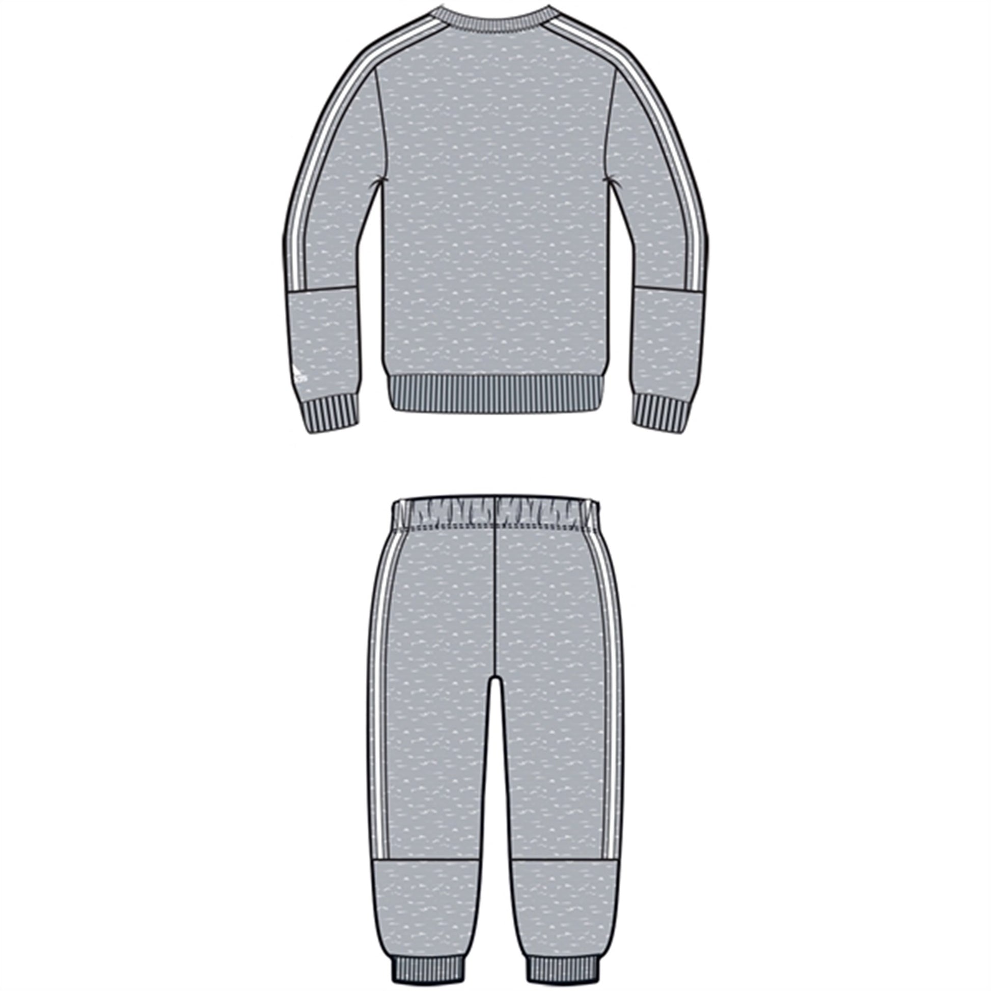 adidas Light Grey Heather Sweat Set