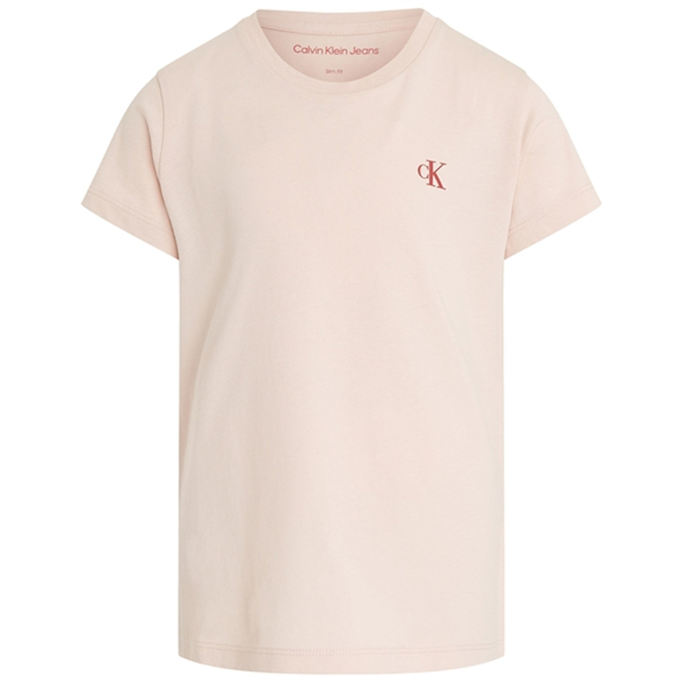 Calvin Klein Slim Monogram T-Shirt 2-Pack Bright White / Sepia Rose