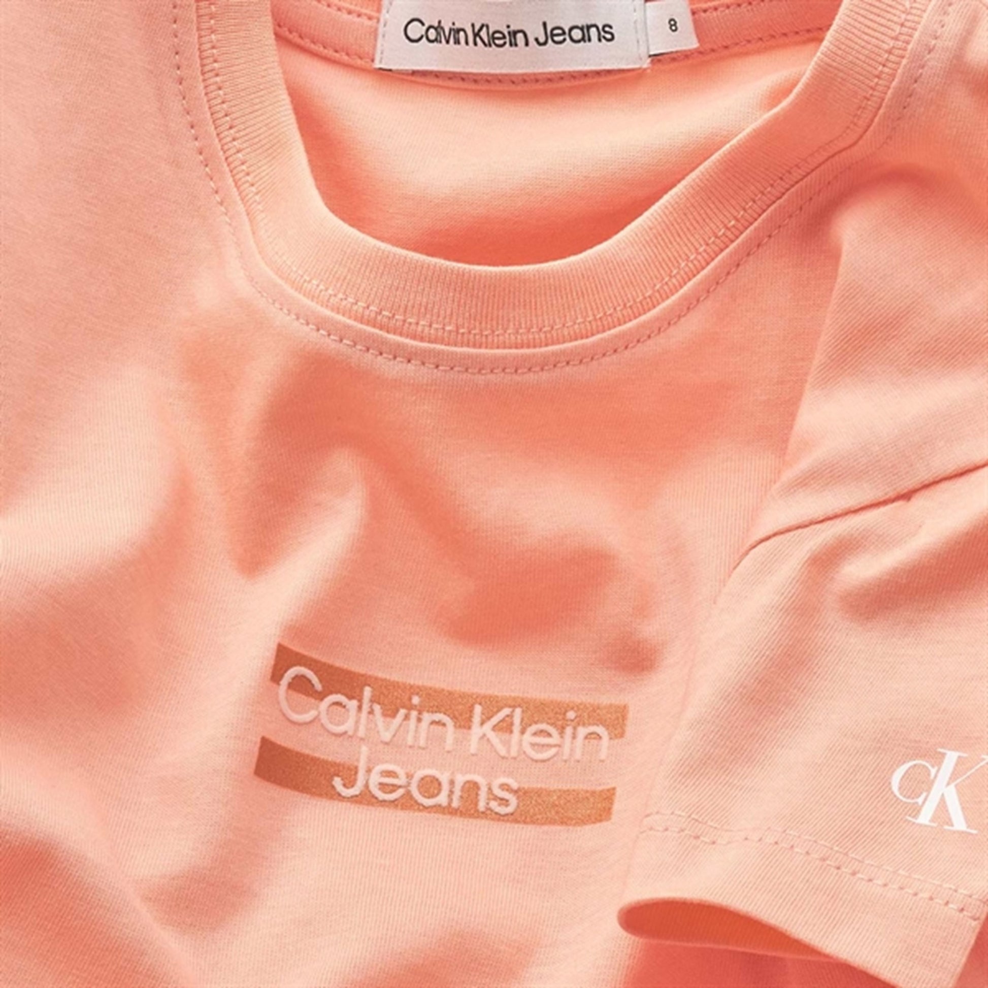Calvin Klein Hero Logo Slim Fit T-Shirt Fresh Cantaloupe