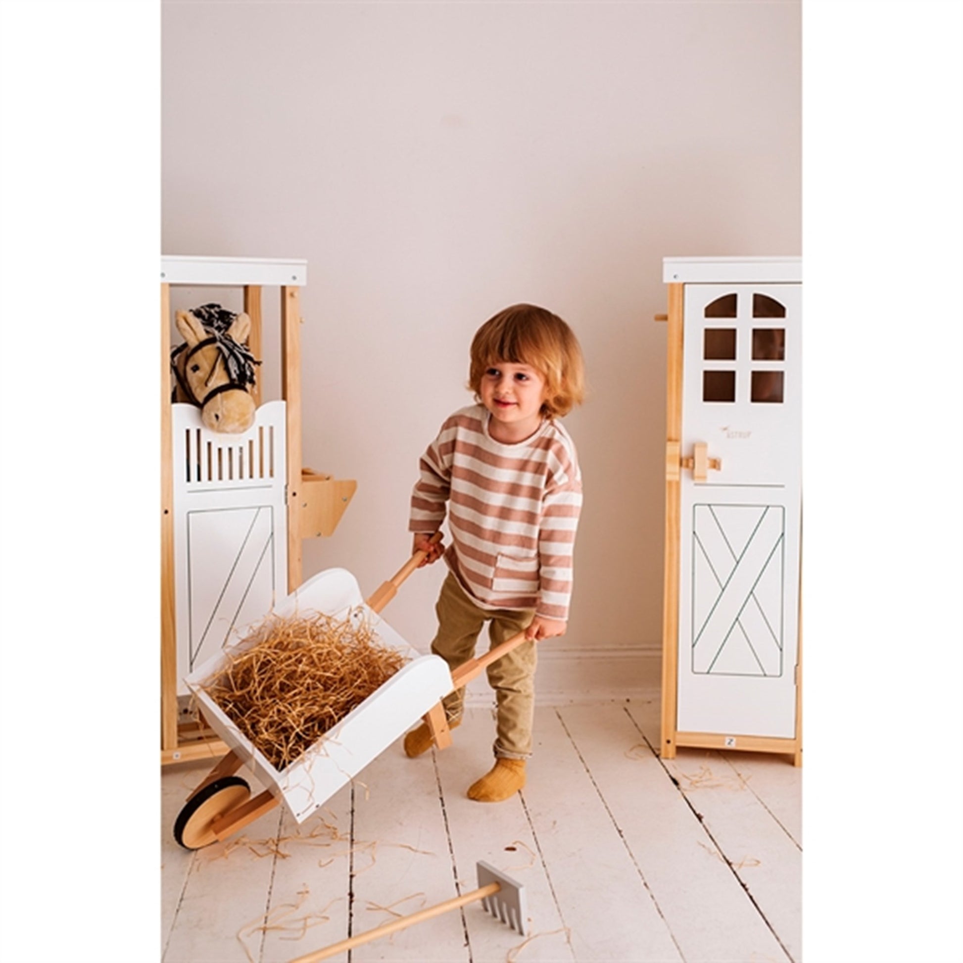 by Astrup Wooden Wheelbarrow