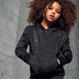 Kids ONLY Black Glitter Mady Hoodie
