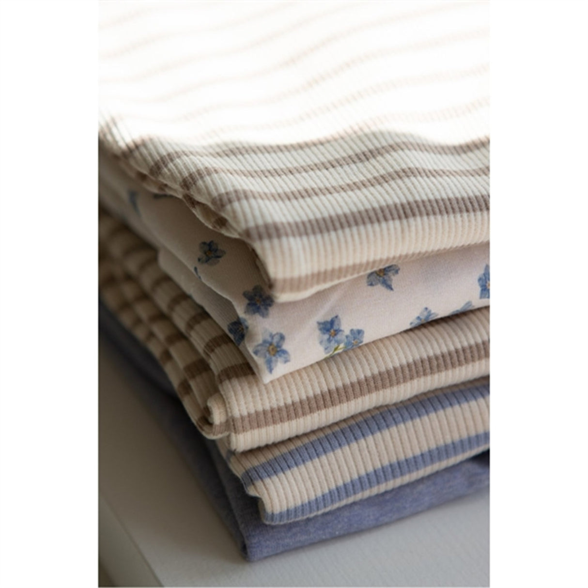 Petit Piao® Simply Taupe Leggings Modal Striped