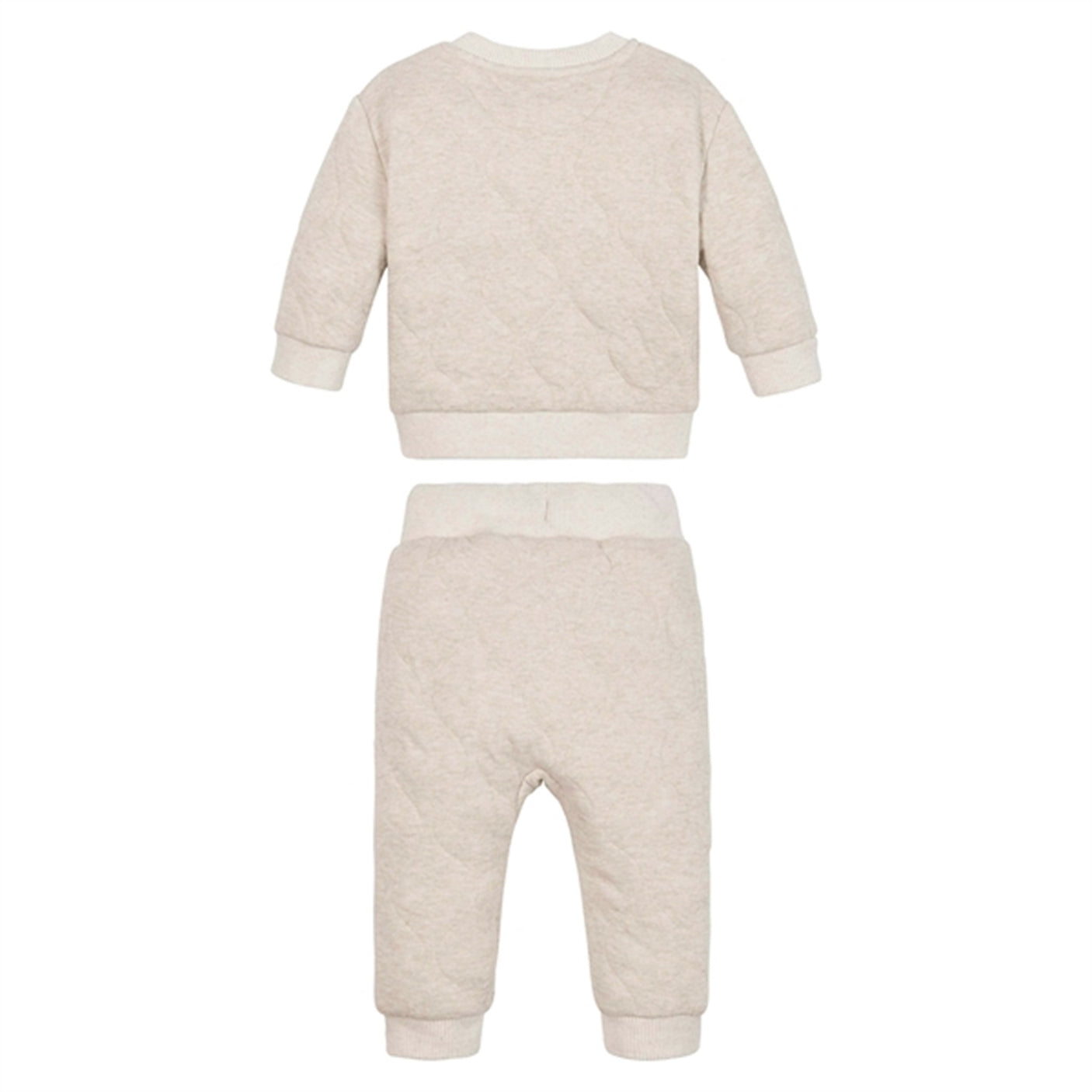 Calvin Klein Soft Quiltet Sweatsuit Beige Heather