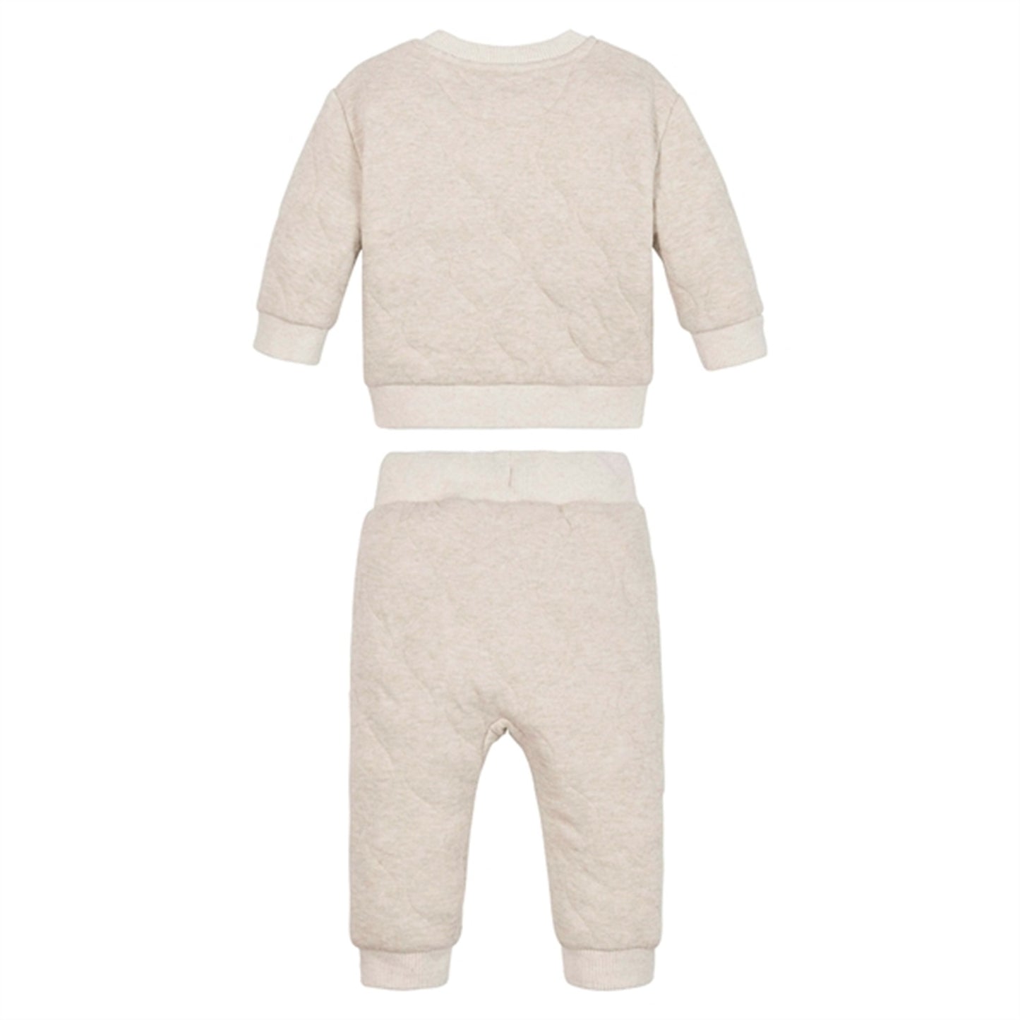 Calvin Klein Soft Quiltet Sweatsuit Beige Heather