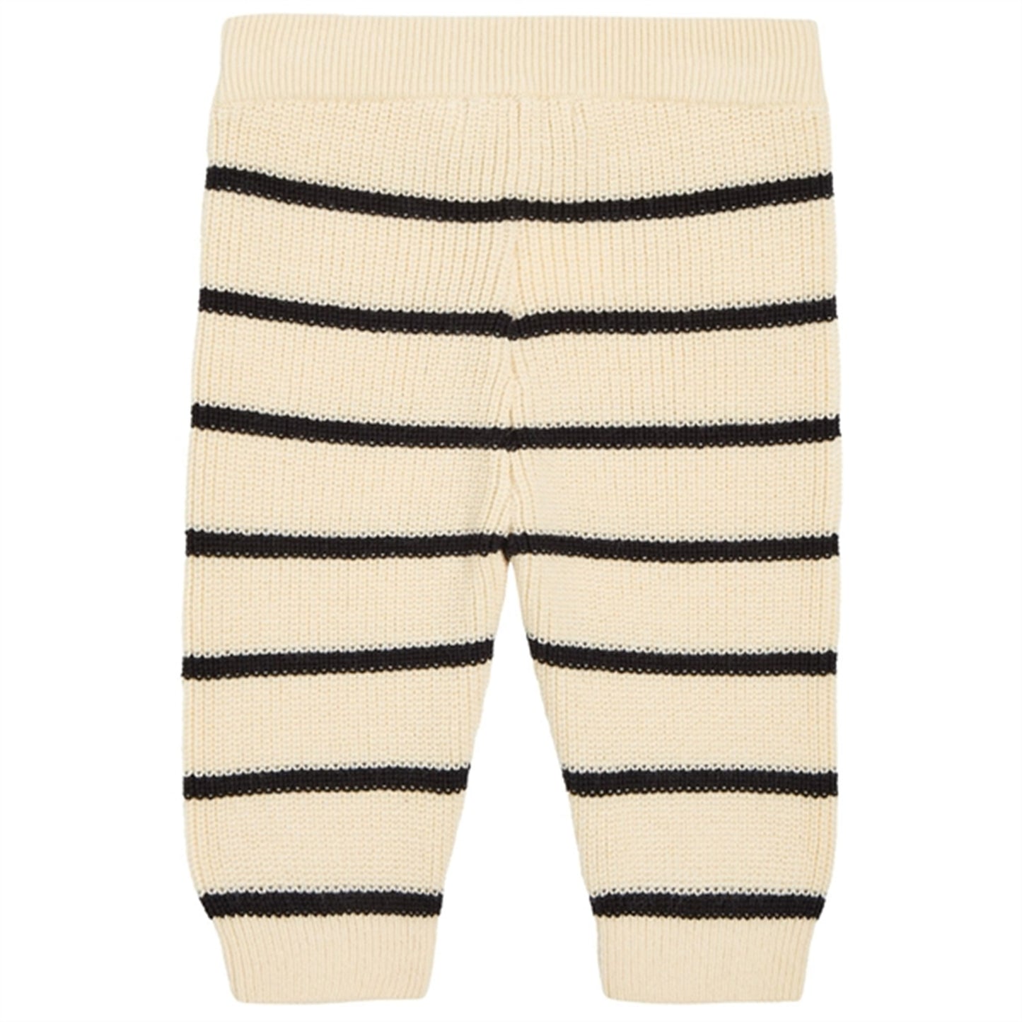Calvin Klein Striped Cardigan Knit Set Black/ Vanilla Stripe