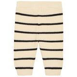 Calvin Klein Striped Cardigan Knit Set Black/ Vanilla Stripe