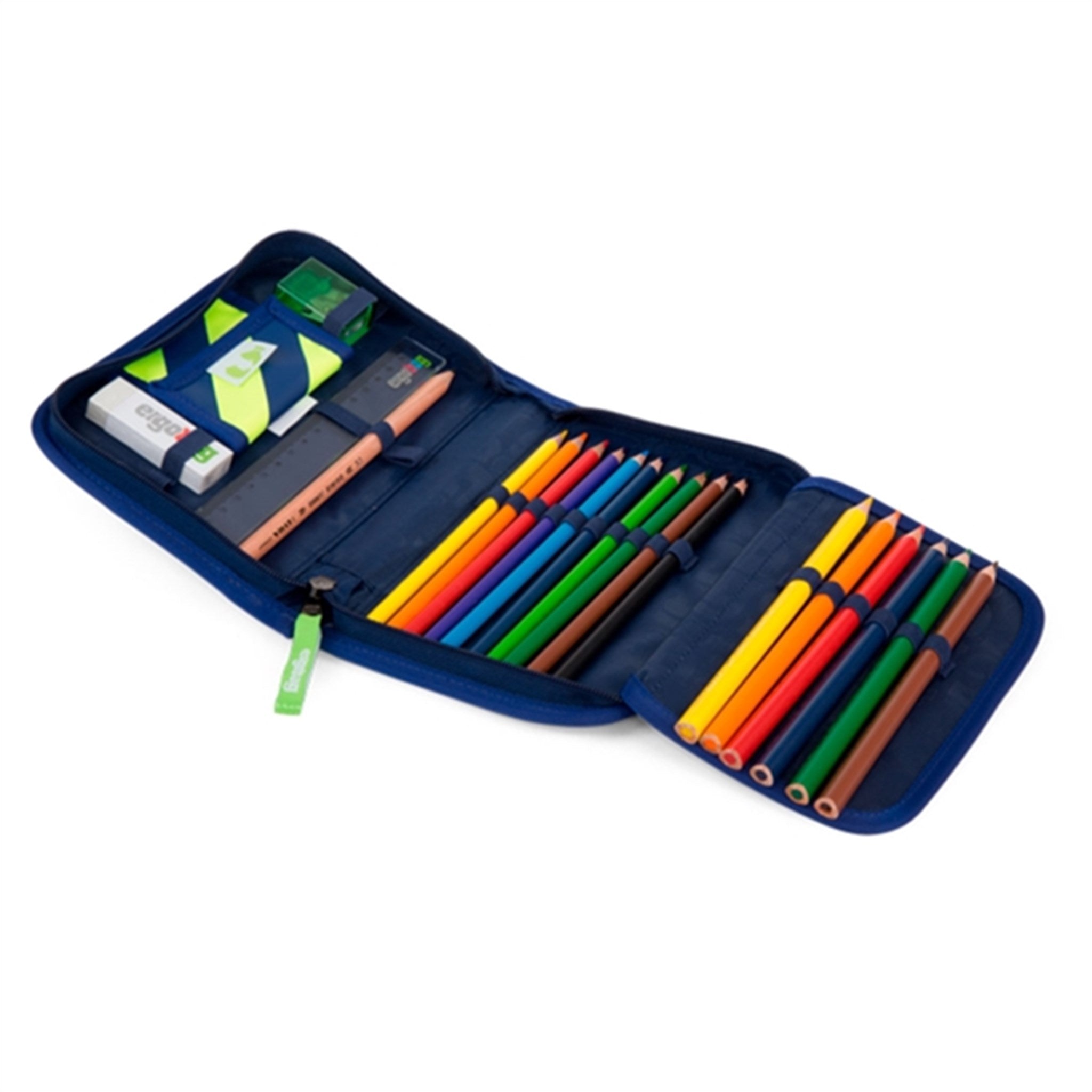 Ergobag Hard Pencil Case KickBear Black/Green 2