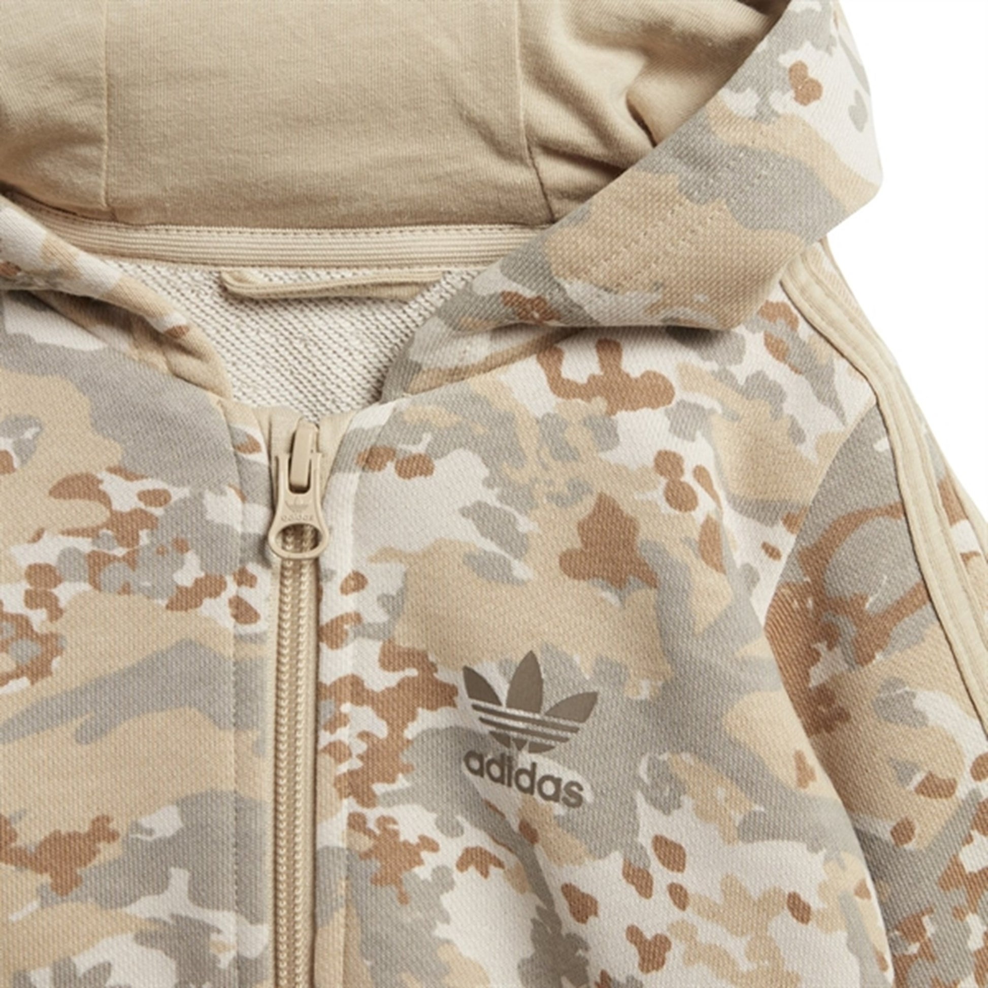 adidas Originals Clay Brown / Multi Color Full Zip Hoodie Set