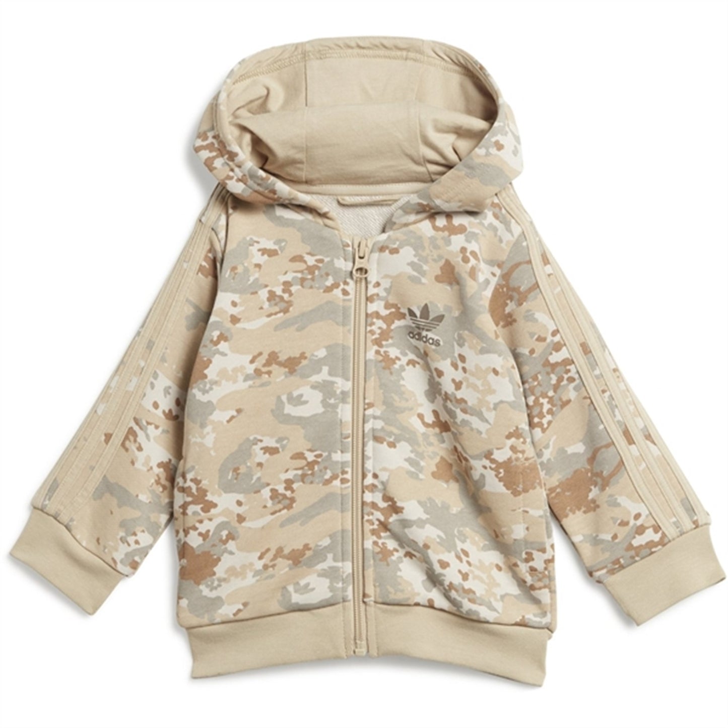 adidas Originals Clay Brown / Multi Color Full Zip Hoodie Set